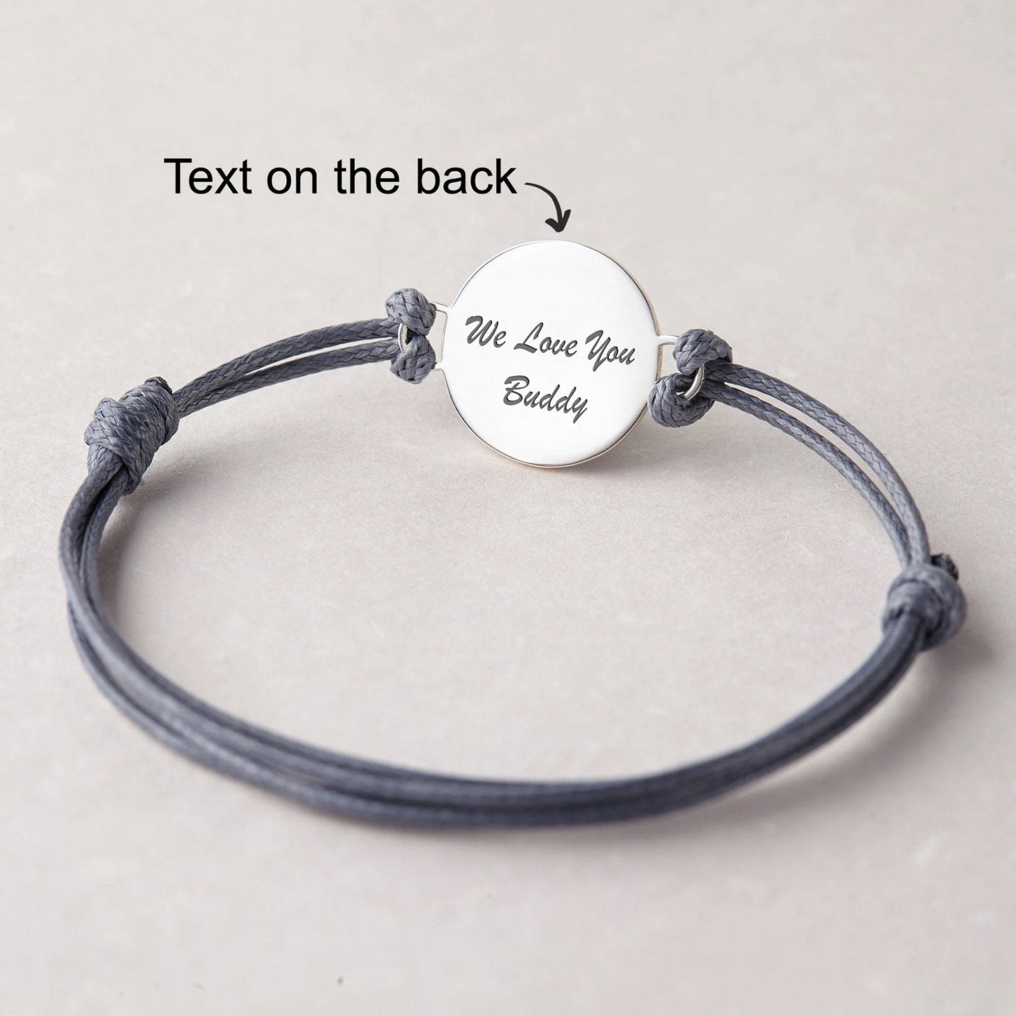 Custom Pet Name and Birthdate Adjustable Leather Bracelets - Laurel Jewel