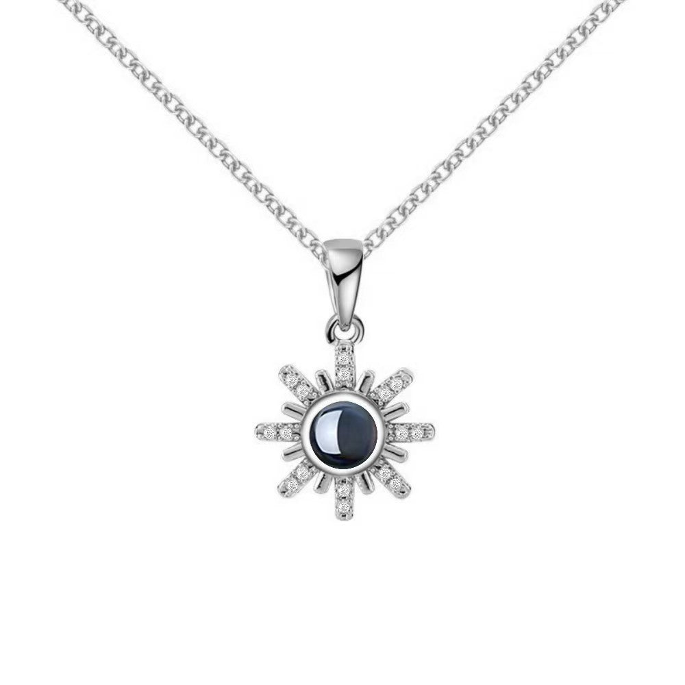 Custom Solstice Hidden Photo Necklace - Laurel Jewel