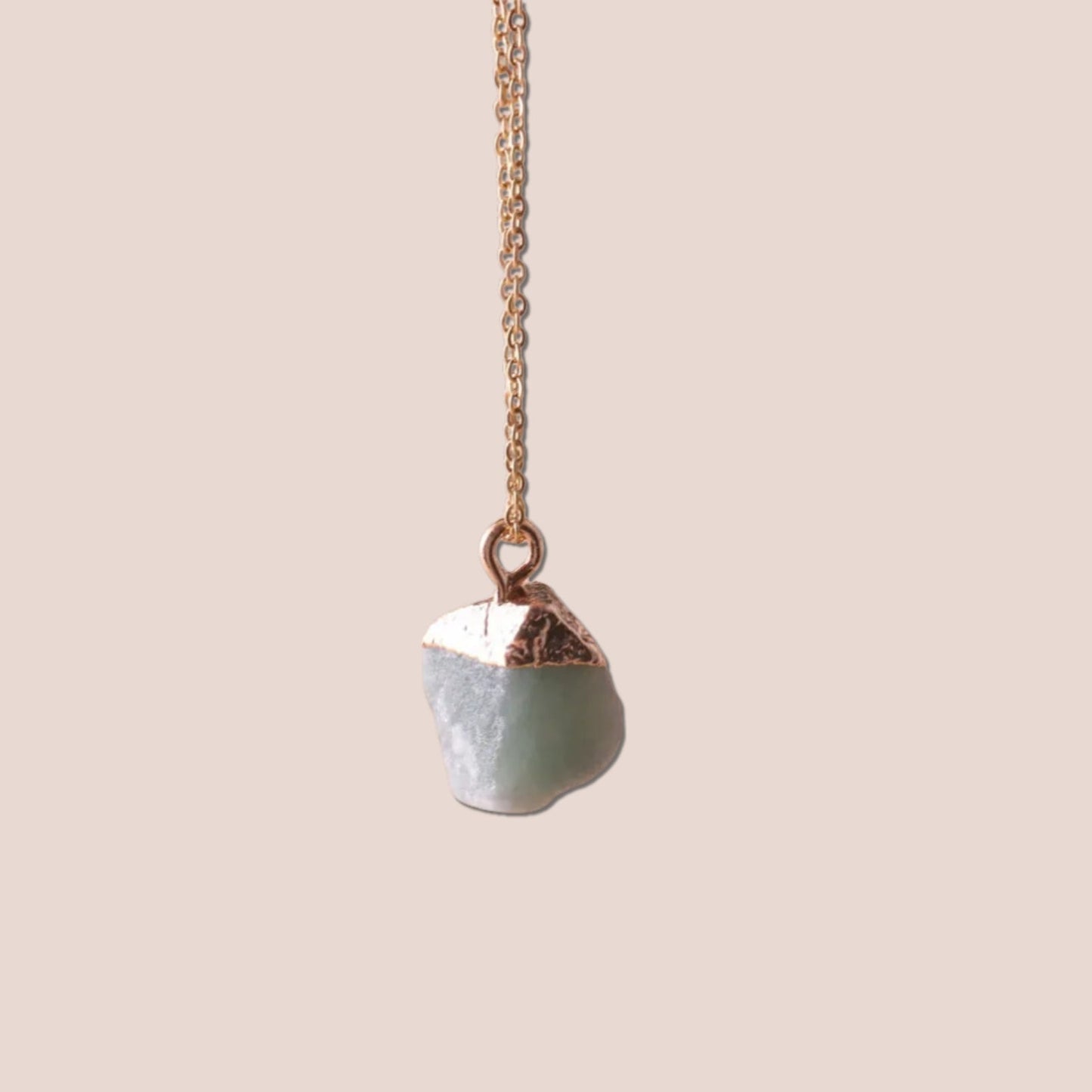 Raw Cut Lucky Charm Gemstone Necklace - Laurel Jewel