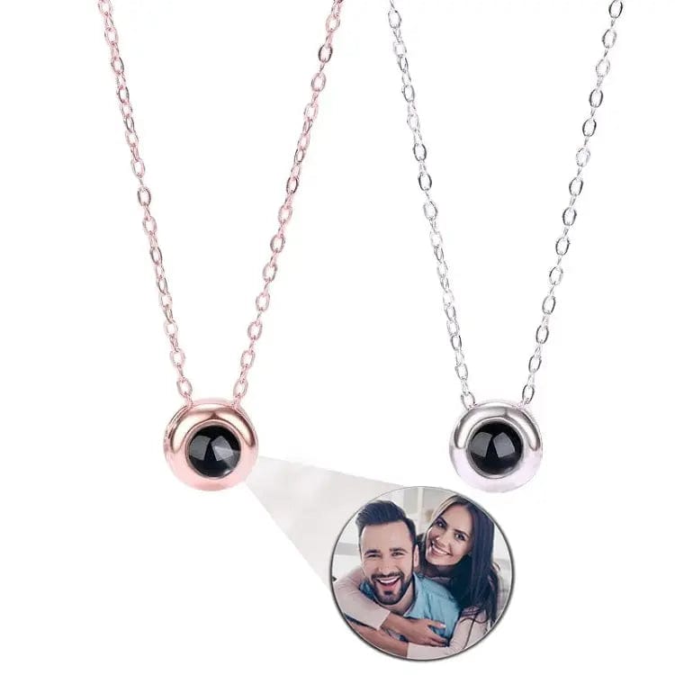 Custom Projection Photo Necklace | Upload Your Hidden Photo - LaurelJewel