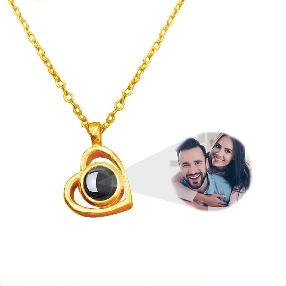 Custom Projection Photo Necklace | Upload Your Hidden Photo - LaurelJewel