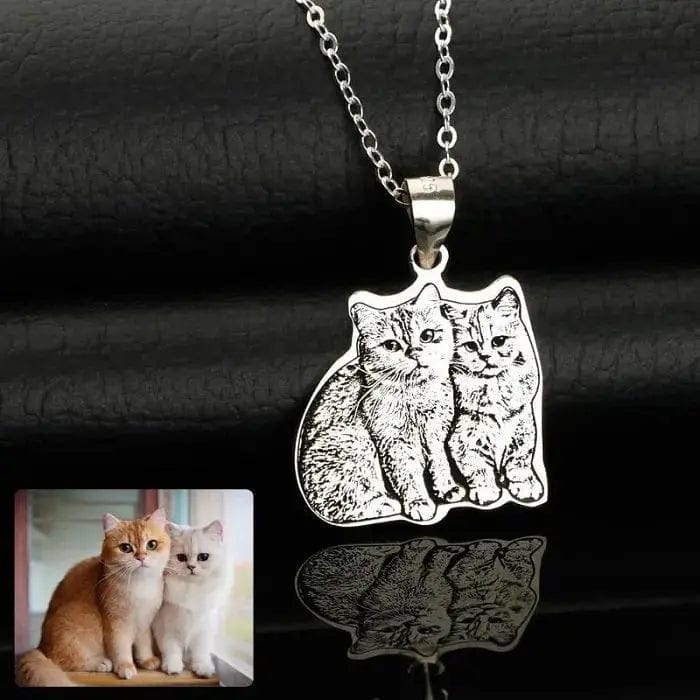 Engraved Necklace & Keyring - Add Your Photo - LaurelJewel