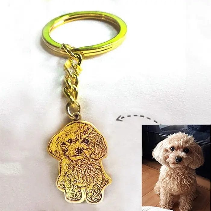 Engraved Necklace & Keyring - Add Your Photo - LaurelJewel