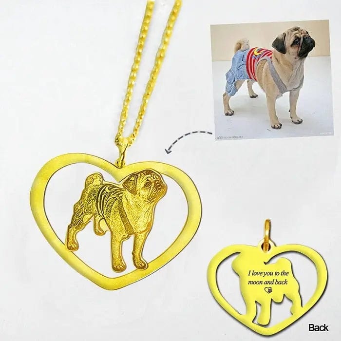 Engraved Necklace & Keyring - Add Your Photo - LaurelJewel