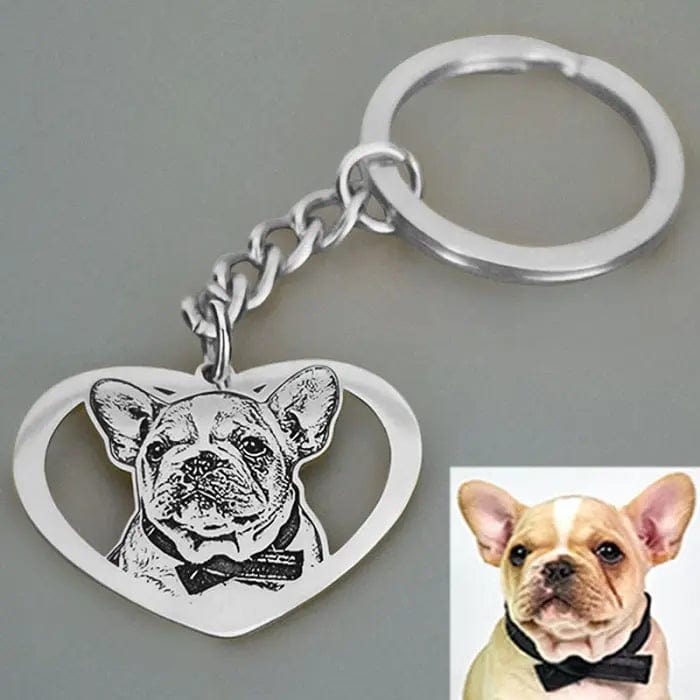 Engraved Necklace & Keyring - Add Your Photo - LaurelJewel