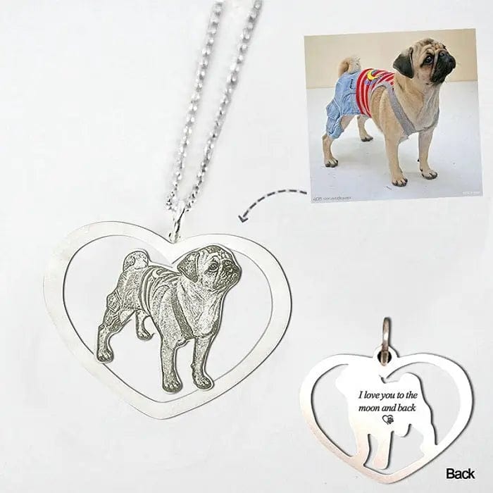 Engraved Necklace & Keyring - Add Your Photo - LaurelJewel