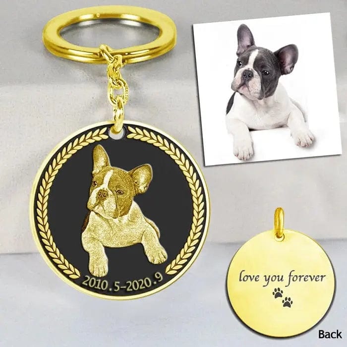 Engraved Necklace & Keyring - Add Your Photo - LaurelJewel