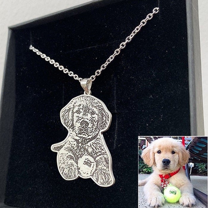 Engraved Necklace & Keyring - Add Your Photo - LaurelJewel