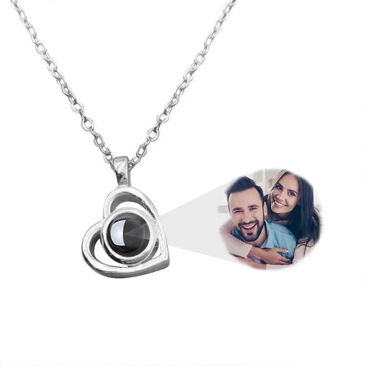 Picture Necklace | Upload Your Hidden Projection Photo - LaurelJewel