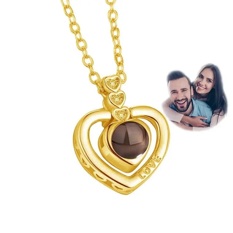 Picture Necklace | Upload Your Hidden Projection Photo - LaurelJewel