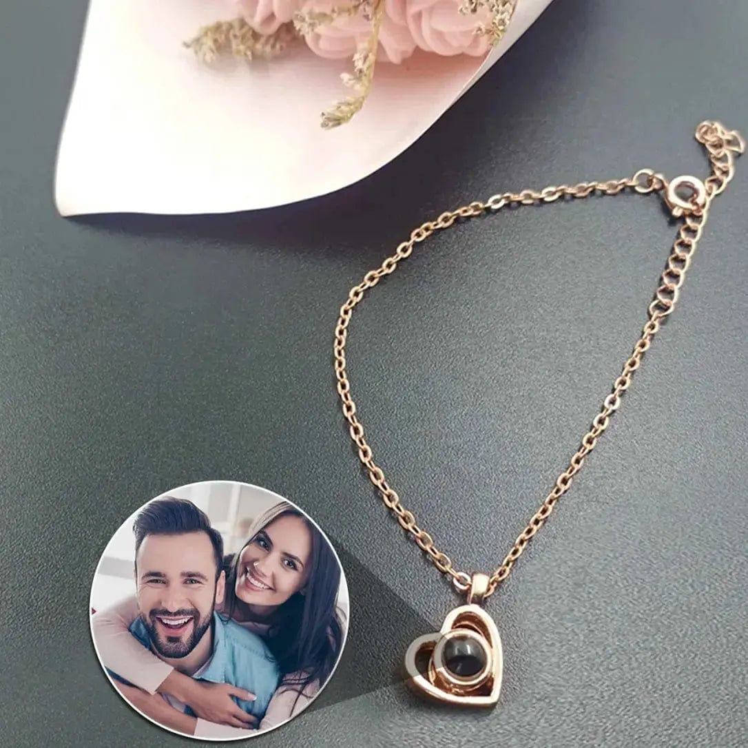 Thoughtful Valentine's Gift - Projection Photo Necklace/Bracelet/Keychain Jewellery - LaurelJewel